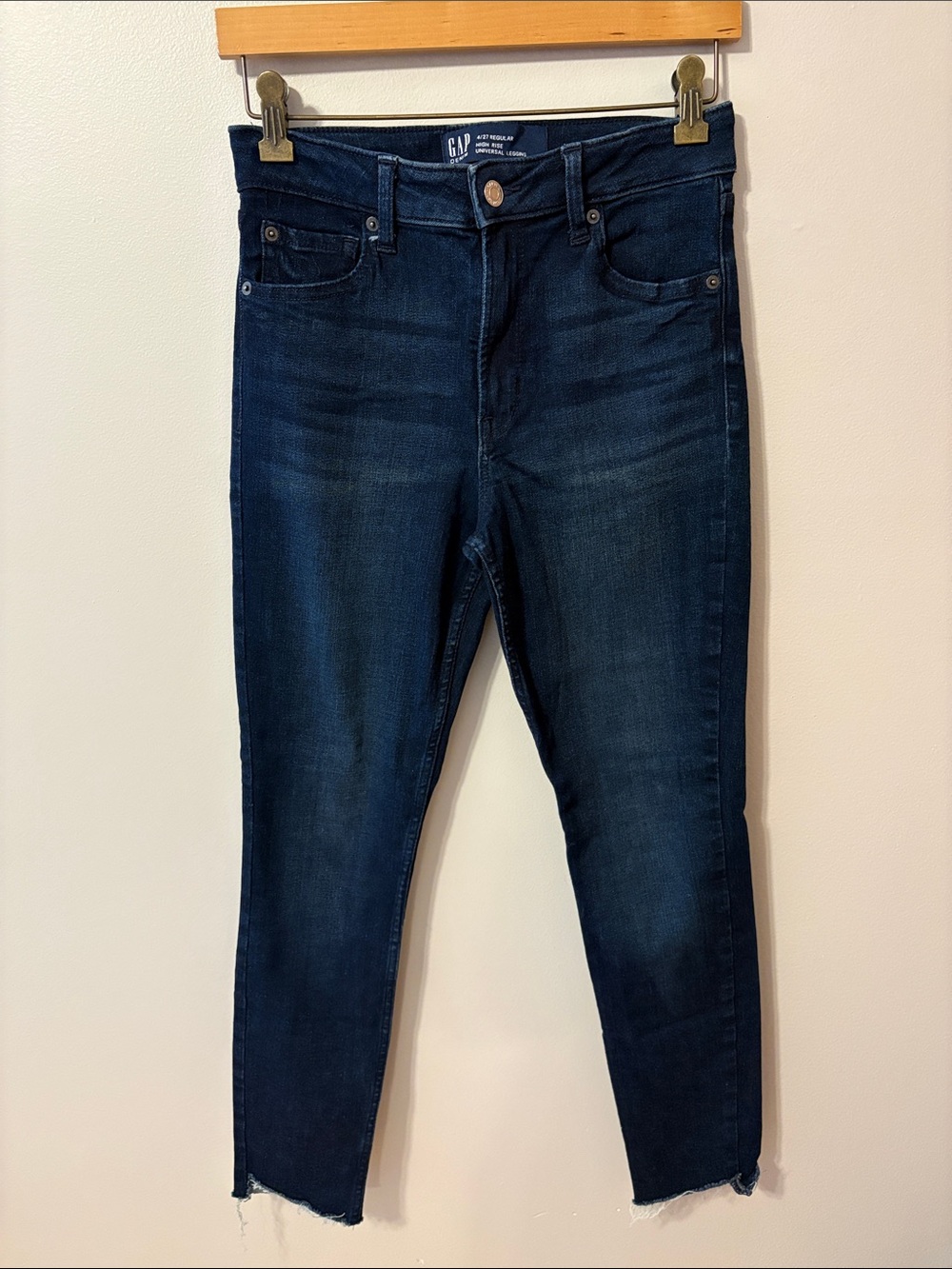 GAP Dark Blue High-Rise Ankle Leggings